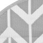 vidaXL Outdoor-Teppich Grau Ø160 cm PP vidaXL Outdoor-Teppich Grau Ø160 cm PP