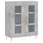 Highboard Betongrau 69,5x34x180 cm Holzwerkstoff Highboard Betongrau 69,5x34x180 cm Holzwerkstoff