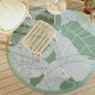 vidaXL Outdoor-Teppich Grün Ø160 cm PP vidaXL Outdoor-Teppich Grün Ø160 cm PP