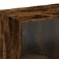vidaXL Highboard mit Türen Räuchereiche 68x37x109 cm Holzwerkstoff vidaXL Highboard mit Türen Räuchereiche 68x37x109 cm Holzwerkstoff