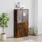vidaXL Highboard mit Türen Räuchereiche 68x37x142 cm Holzwerkstoff vidaXL Highboard mit Türen Räuchereiche 68x37x142 cm Holzwerkstoff