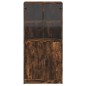 vidaXL Highboard mit Türen Räuchereiche 68x37x142 cm Holzwerkstoff vidaXL Highboard mit Türen Räuchereiche 68x37x142 cm Holzwerkstoff