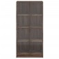 vidaXL Highboard mit Türen Braun Eiche-Optik 68x37x142cm Holzwerkstoff vidaXL Highboard mit Türen Braun Eiche-Optik 68x37x142cm Holzwerkstoff