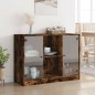 vidaXL Sideboard Räuchereiche 102x37x75,5 cm Holzwerkstoff vidaXL Sideboard Räuchereiche 102x37x75,5 cm Holzwerkstoff