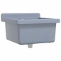 vidaXL Ausgussbecken Wandmontage Grau 40x40x24 cm Harz vidaXL Ausgussbecken Wandmontage Grau 40x40x24 cm Harz