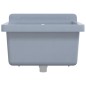 vidaXL Ausgussbecken Wandmontage Grau 40x40x24 cm Harz vidaXL Ausgussbecken Wandmontage Grau 40x40x24 cm Harz