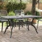 vidaXL Gartentisch Schwarz 150x90x72 cm Aluminiumguss vidaXL Gartentisch Schwarz 150x90x72 cm Aluminiumguss