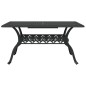 vidaXL Gartentisch Schwarz 150x90x72 cm Aluminiumguss vidaXL Gartentisch Schwarz 150x90x72 cm Aluminiumguss