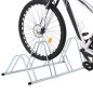 vidaXL Fahrradständer für 4 Fahrräder Freistehend Verzinkter Stahl vidaXL Fahrradständer für 4 Fahrräder Freistehend Verzinkter Stahl