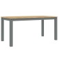 vidaXL Esstisch Panama Grau 160x80x75 cm Massivholz Kiefer vidaXL Esstisch Panama Grau 160x80x75 cm Massivholz Kiefer