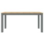 vidaXL Esstisch Panama Grau 160x80x75 cm Massivholz Kiefer vidaXL Esstisch Panama Grau 160x80x75 cm Massivholz Kiefer