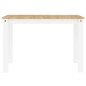 vidaXL Esstisch Panama Weiß 117x60x75 cm Massivholz Kiefer vidaXL Esstisch Panama Weiß 117x60x75 cm Massivholz Kiefer
