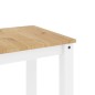 vidaXL Esstisch Panama Weiß 117x60x75 cm Massivholz Kiefer vidaXL Esstisch Panama Weiß 117x60x75 cm Massivholz Kiefer