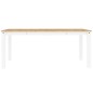 vidaXL Esstisch Panama Weiß 180x90x75 cm Massivholz Kiefer vidaXL Esstisch Panama Weiß 180x90x75 cm Massivholz Kiefer