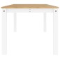 vidaXL Esstisch Panama Weiß 180x90x75 cm Massivholz Kiefer vidaXL Esstisch Panama Weiß 180x90x75 cm Massivholz Kiefer