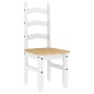 vidaXL Essstühle 2 Stk. Corona Weiß 42x47x107 cm Massivholz Kiefer vidaXL Essstühle 2 Stk. Corona Weiß 42x47x107 cm Massivholz Kiefer