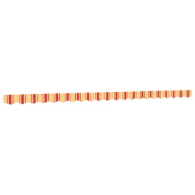 vidaXL Markisenvolant Gelb und Orange Gestreift 5 m