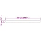 vidaXL Markisenvolant Gelb und Grau Gestreift 4 m vidaXL Markisenvolant Gelb und Grau Gestreift 4 m