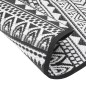 vidaXL Outdoor-Teppich Schwarz Ø200 cm PP vidaXL Outdoor-Teppich Schwarz Ø200 cm PP