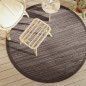 vidaXL Outdoor-Teppich Braun Ø160 cm PP vidaXL Outdoor-Teppich Braun Ø160 cm PP