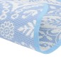 vidaXL Outdoor-Teppich Babyblau Ø200 cm PP vidaXL Outdoor-Teppich Babyblau Ø200 cm PP