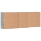 vidaXL Sideboards 3 Stk. Betongrau Holzwerkstoff vidaXL Sideboards 3 Stk. Betongrau Holzwerkstoff