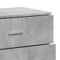 vidaXL Sideboards 3 Stk. Betongrau Holzwerkstoff vidaXL Sideboards 3 Stk. Betongrau Holzwerkstoff