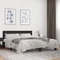 vidaXL Bettgestell Schwarz 200x200 cm Holzwerkstoff und Metall vidaXL Bettgestell Schwarz 200x200 cm Holzwerkstoff und Metall