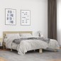vidaXL Bettgestell Sonoma-Eiche 160x200 cm Holzwerkstoff und Metall vidaXL Bettgestell Sonoma-Eiche 160x200 cm Holzwerkstoff und Metall