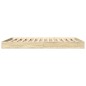 vidaXL Bettgestell Sonoma-Eiche 150x200 cm Holzwerkstoff vidaXL Bettgestell Sonoma-Eiche 150x200 cm Holzwerkstoff