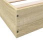 vidaXL Bettgestell Sonoma-Eiche 150x200 cm Holzwerkstoff vidaXL Bettgestell Sonoma-Eiche 150x200 cm Holzwerkstoff