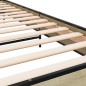 vidaXL Bettgestell Sonoma-Eiche 100x200 cm Holzwerkstoff und Metall vidaXL Bettgestell Sonoma-Eiche 100x200 cm Holzwerkstoff und Metall
