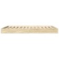 vidaXL Bettgestell Sonoma-Eiche 160x200 cm Holzwerkstoff vidaXL Bettgestell Sonoma-Eiche 160x200 cm Holzwerkstoff
