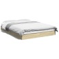 vidaXL Bettgestell Sonoma-Eiche 140x200 cm Holzwerkstoff vidaXL Bettgestell Sonoma-Eiche 140x200 cm Holzwerkstoff