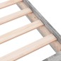 vidaXL Bettgestell Grau Sonoma 140x190 cm Holzwerkstoff vidaXL Bettgestell Grau Sonoma 140x190 cm Holzwerkstoff