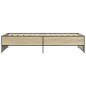 vidaXL Bettgestell Sonoma-Eiche 90x190 cm Holzwerkstoff und Metall vidaXL Bettgestell Sonoma-Eiche 90x190 cm Holzwerkstoff und Metall