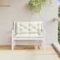 vidaXL Gartenbank-Auflagen 2 Stk. Melange Creme 100x50x7 cm Stoff vidaXL Gartenbank-Auflagen 2 Stk. Melange Creme 100x50x7 cm Stoff