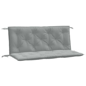 vidaXL Gartenbank-Auflagen 2 Stk. Melange Hellgrau 120x50x7 cm Stoff