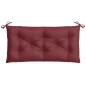 vidaXL Gartenbank-Auflagen 2 Stk. Melange Weinrot 100x50x7 cm Stoff vidaXL Gartenbank-Auflagen 2 Stk. Melange Weinrot 100x50x7 cm Stoff