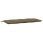 vidaXL Gartenbank-Auflagen 2 Stk. Melange Taupe 120x50x7 cm Stoff vidaXL Gartenbank-Auflagen 2 Stk. Melange Taupe 120x50x7 cm Stoff