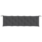 vidaXL Gartenbank-Auflagen 2 Stk. Melange Anthrazit 180x50x7 cm Stoff vidaXL Gartenbank-Auflagen 2 Stk. Melange Anthrazit 180x50x7 cm Stoff