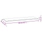 vidaXL Gartenbank-Auflagen 2 Stk. Melange Anthrazit 180x50x7 cm Stoff vidaXL Gartenbank-Auflagen 2 Stk. Melange Anthrazit 180x50x7 cm Stoff