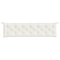 vidaXL Gartenbank-Auflagen 2 Stk. Melange Creme 200x50x7 cm Stoff vidaXL Gartenbank-Auflagen 2 Stk. Melange Creme 200x50x7 cm Stoff