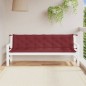 vidaXL Gartenbank-Auflagen 2 Stk. Melange Weinrot 200x50x7 cm Stoff vidaXL Gartenbank-Auflagen 2 Stk. Melange Weinrot 200x50x7 cm Stoff