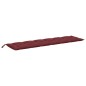vidaXL Gartenbank-Auflagen 2 Stk. Melange Weinrot 200x50x7 cm Stoff vidaXL Gartenbank-Auflagen 2 Stk. Melange Weinrot 200x50x7 cm Stoff
