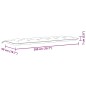 vidaXL Gartenbank-Auflagen 2 Stk. Melange Weinrot 200x50x7 cm Stoff vidaXL Gartenbank-Auflagen 2 Stk. Melange Weinrot 200x50x7 cm Stoff