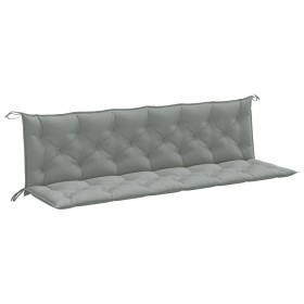 vidaXL Gartenbank-Auflagen 2 Stk. Melange Hellgrau 200x50x7 cm Stoff