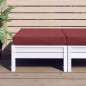 vidaXL Palettenkissen Melange Weinrot 60x60x10 cm Stoff vidaXL Palettenkissen Melange Weinrot 60x60x10 cm Stoff