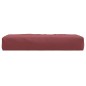vidaXL Palettenkissen Melange Weinrot 60x60x10 cm Stoff vidaXL Palettenkissen Melange Weinrot 60x60x10 cm Stoff