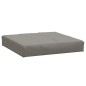 vidaXL Palettenkissen Melange Dunkelgrau 60x60x10 cm Stoff vidaXL Palettenkissen Melange Dunkelgrau 60x60x10 cm Stoff